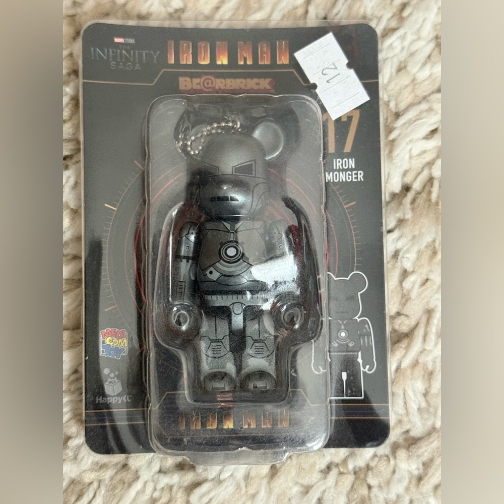 Medicom Toy Be@Rbrick Marvel Iron Man The Infinity Saga Happy Kuji No17